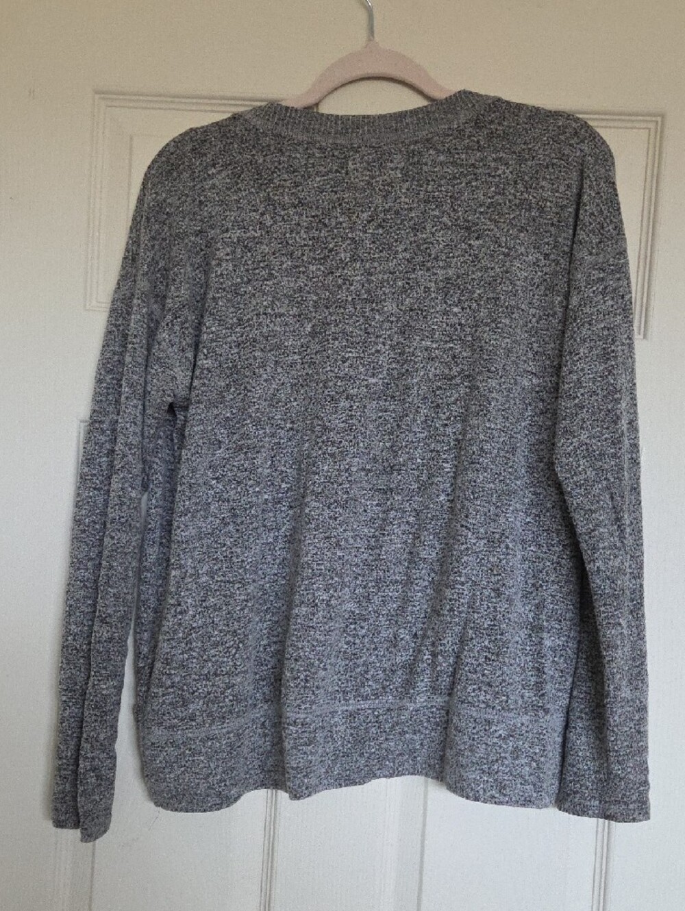 Lucky Brand Gray Marled Cowl-Neck Sweater - Picture 3 of 4